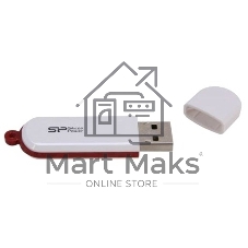 Флешка USB Silicon Power R/W 64Gb LuxMini 320 SP064GbUF2320V1W USB 2.0 белый