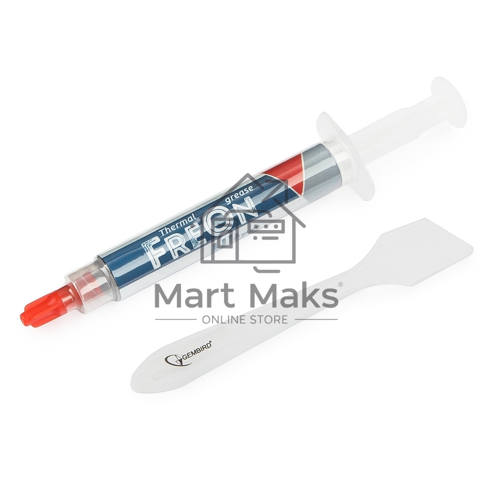 Термопаста Gembird FreOn Ultra GF-21-3 для радиаторов, 3гр, шприц