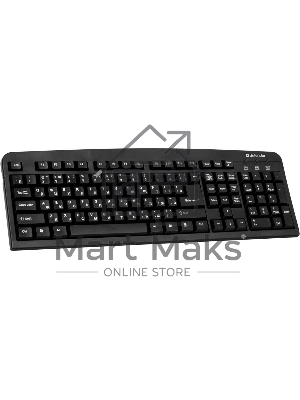 Клавиатура проводная Defender Element HB-520, USB, черный