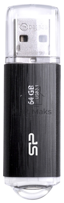 Флешка USB R/W R/W 64GB USB Drive <USB 3.0> Silicon Power Blaze B02 Black (SP064GBUF3B02V1K)