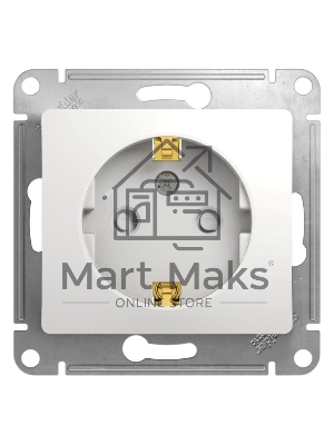 Механизм розетки 1-м СП Glossa 16А защ. шторки с заземл. бел. SchE GSL000145 Механизм розетки 1-м СП Glossa 16А защ. шторки с заземл. бел. SchE GSL000145