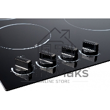 Стеклокерамическая варочная панель Weissgauff HV 640 BK 60 см, стеклокерамика Vitro Ceramic Glass, механическое управление, автоотключение, индикация степени нагрева, таймер, блокировка от детей, черная