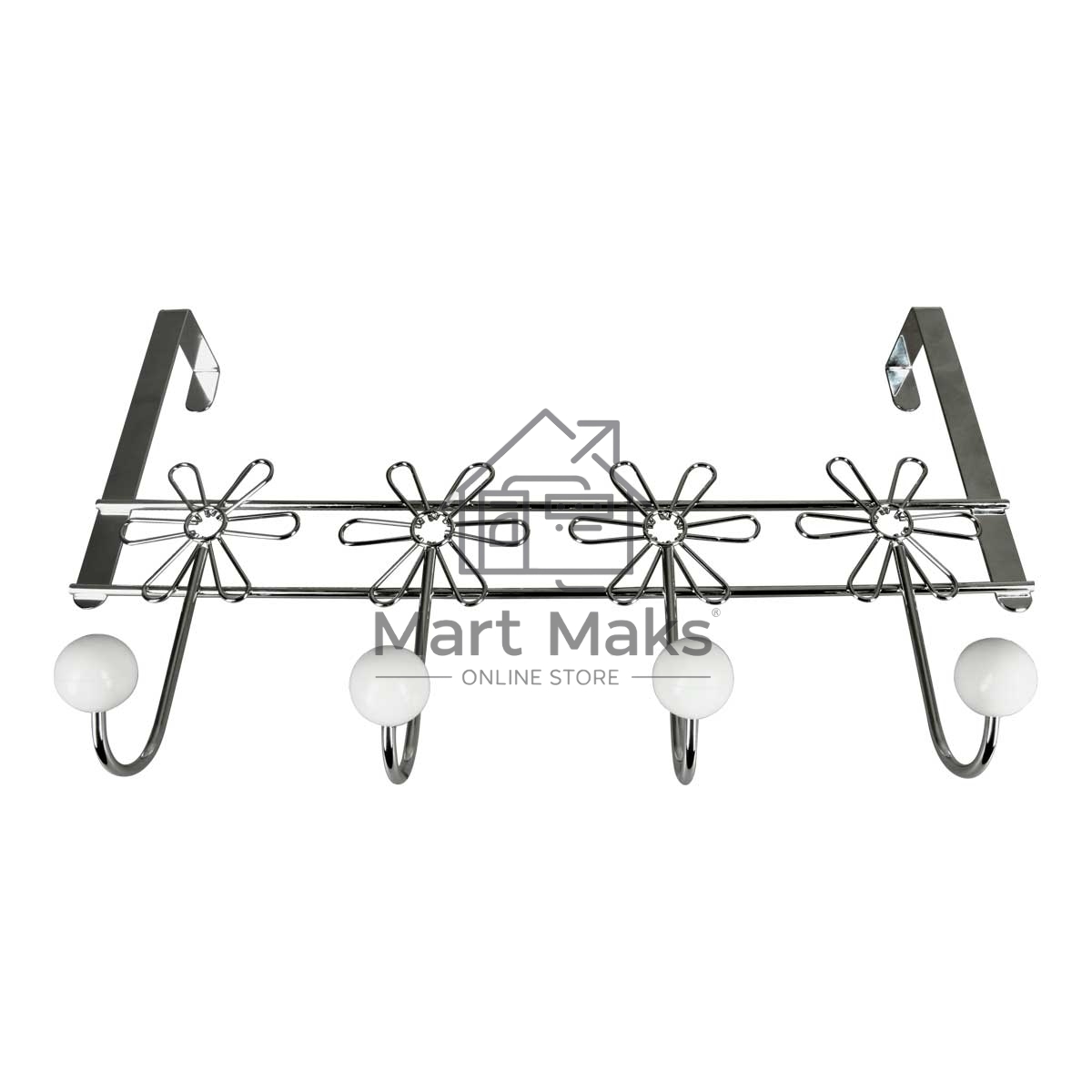 Вешалка на дверь ROSENBERG R-355061, 4 крючка