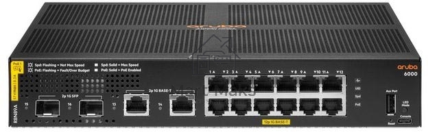 Коммутатор Aruba 6100 12G CL4 2SFP+ 139W Swch
