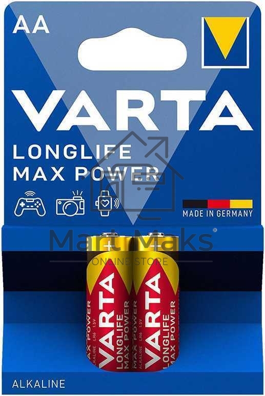 Батарейки VARTA MAX TECH AA бл 2 04706101412