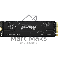 Накопитель SSD Kingston Fury Renegade, 1Tb, M.2(22x80мм), NVMe, PCIe 5.0 x4, 3D TLC, R/W 14200/11000Mb/s, IOPs 2 200 000/2 150 000, TbW 1000, DWPD 0.5 (12 мес)