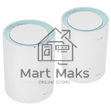 Бесшовный Mesh роутер Cudy M1200 (M1200 2-PACK) AC1200 Wi-Fi белый (упак.:2шт)