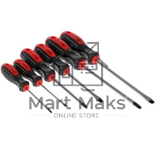 Отвертка MATRIX 13351проф. fusion crv 3компонентная рукоятка antislip 6шт.