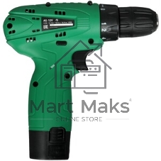 Дрель-шуруповерт Oasis AS-12V Eco, 12 В, 1,5 Ач, 24 Нм, щеточный