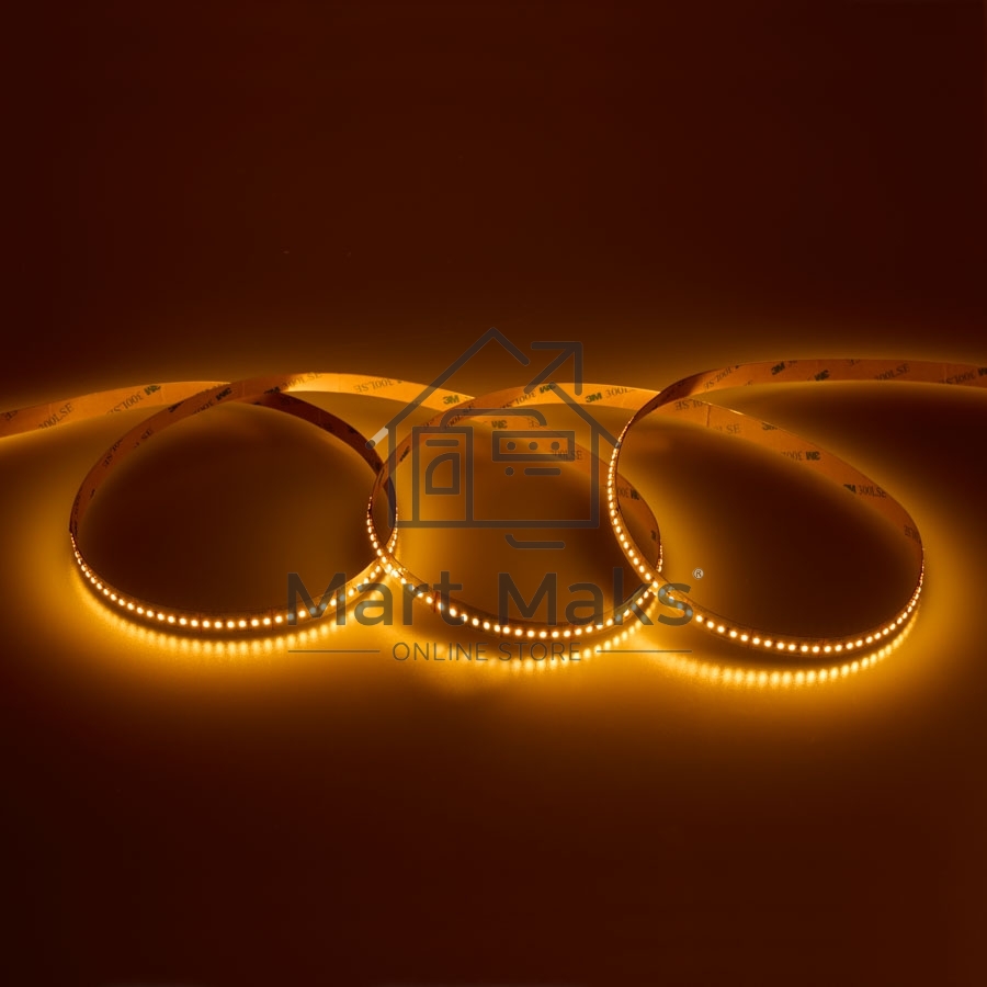 Лента светодиодная GLS-2216-240-22-24-IP20-PRM-1800  22Вт/м, 240 д/м, 24В, 1800К, гар.3 года