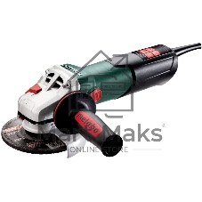 Угловая шлифовальная машина Metabo WEV 11-125 Quick 1100Вт 10500об/мин рез.шпин.:M14 d=125мм (603625000)