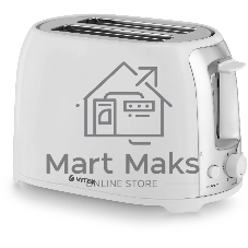 Тостер Vitek VT-1582 W белый, 750 Вт, 2 слота