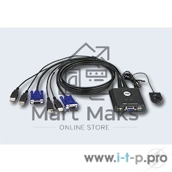Переключатель ATEN CS22U-(A7) переключатель 2 PORT USB KVM SWITCH