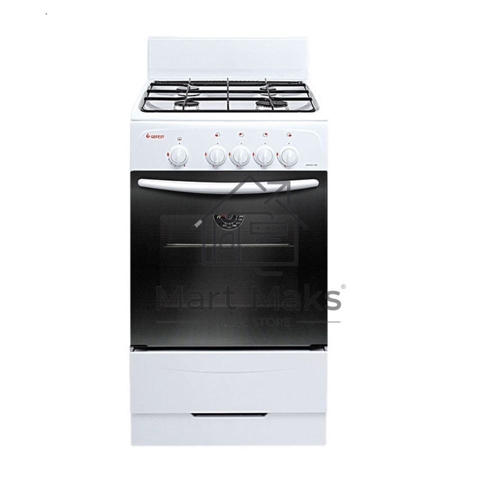 Плита газовая Gefest ПГ 3200-08 К33 белый, конфорок 4 шт, духовка 42 л, 50 см x 85 см x 53 см