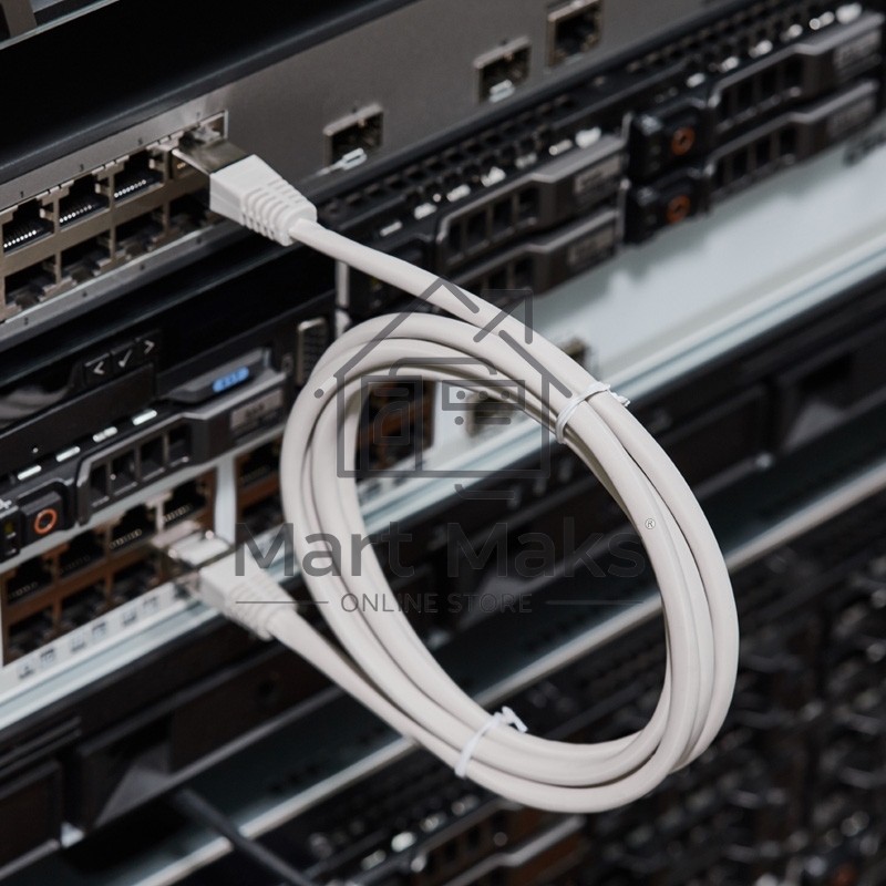 Пaтч-корд Rexant F/UTP, категория 5e, RJ45-RJ45, экранированный, 24AWG, LSZH, серый, 1,5м