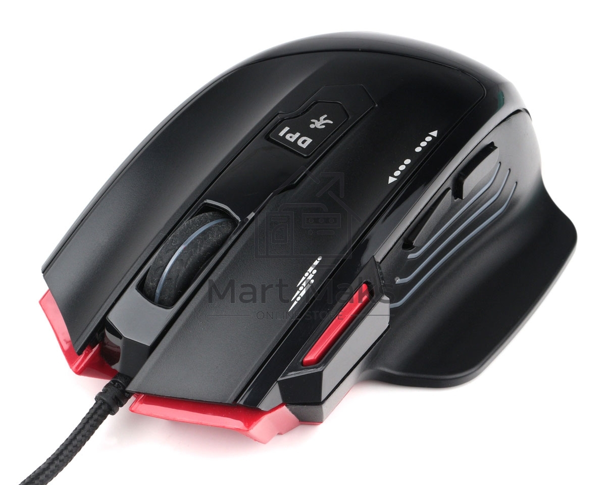 Мышь проводная Гарнизон GM-790G черный, 3200 dpi, USB, кнопки - 7