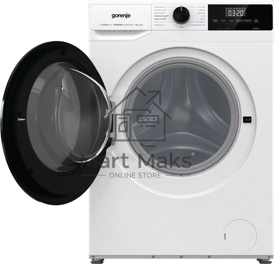 Стирально-сушильная машина Gorenje W1D2A164ADS (20010443) белый загр. фронтальная макс.: 10 кг 1400об/мин класс: А