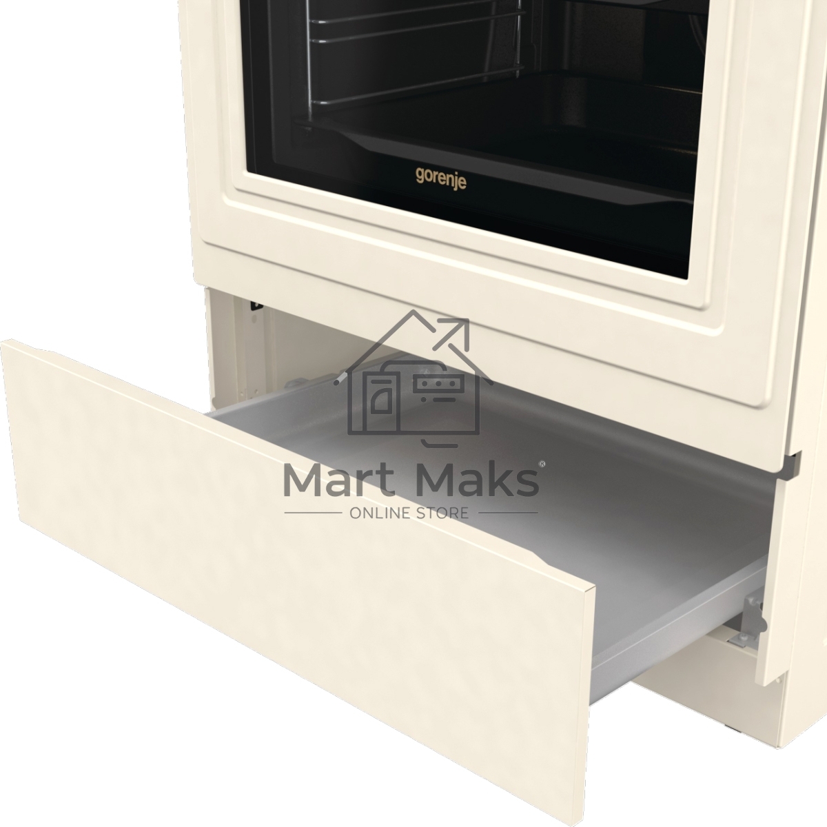 Плита электрическая Gorenje GECS6B70CLI белый, конфорок 4 электрических, духовка 71 л, 60 см x 85 см x 60 см