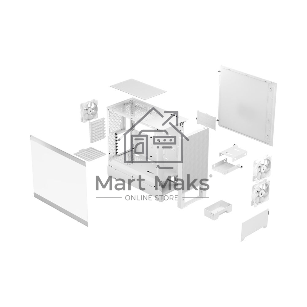 Корпус Fractal Design Pop Air RGB White TG Clear Tint FD-C-POR1A-01