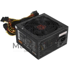 Блок питания Ginzzu CB700 12CM черный,24+4p,2 PCI-E(6+2), 6*SATA, 3*IDE,оплетка MB, кабель питания