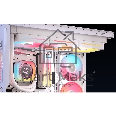 Корпус Corsair iCUE Link 3500X LX-R RGB White, Midi-Tower, белый, 3 x 120 мм