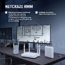 Интернет-центр Netcraze Explorer 4G (NC-4910) с модемом 4G, Mesh Wi-Fi 5 AC1200 и 4-портовым Smart-коммутатором