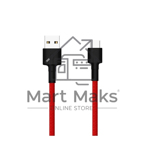 Кабель USB Xiaomi Mi Braided USB Type-C Cable SJX10ZM 100см красный