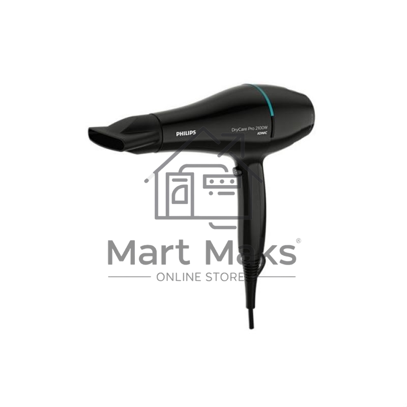 Фен Philips BHD272/00  2100 Вт, ионизация, 6 настроек температуры/скорости воздушного потока, насадка-концентратор 9 мм, холодный обдув, черный