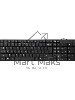 Клавиатура проводная Defender Accent SB-720, USB, черный