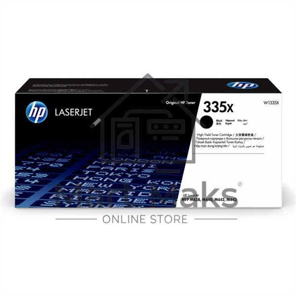 Картридж лазерный HP 335X черный для LaserJet MFP M438n/M442dn/M443nda 13 700 стр.