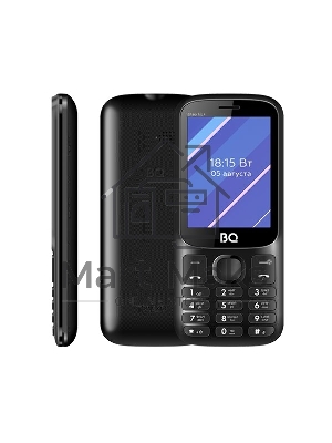 Мобильный телефон BQ 2820 Step XL+ черный/зеленый