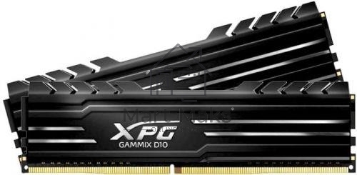 Оперативная память XPG Gammix D10, DDR4, 32GB (2x16GB), 3600MHz, CL18, UDIMM, с радиатором, черный