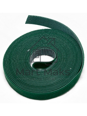 Лента (липучка) в рулоне Hyperline WASNR-5x16-GN ширина 16 мм, длина 5 м, зеленая
