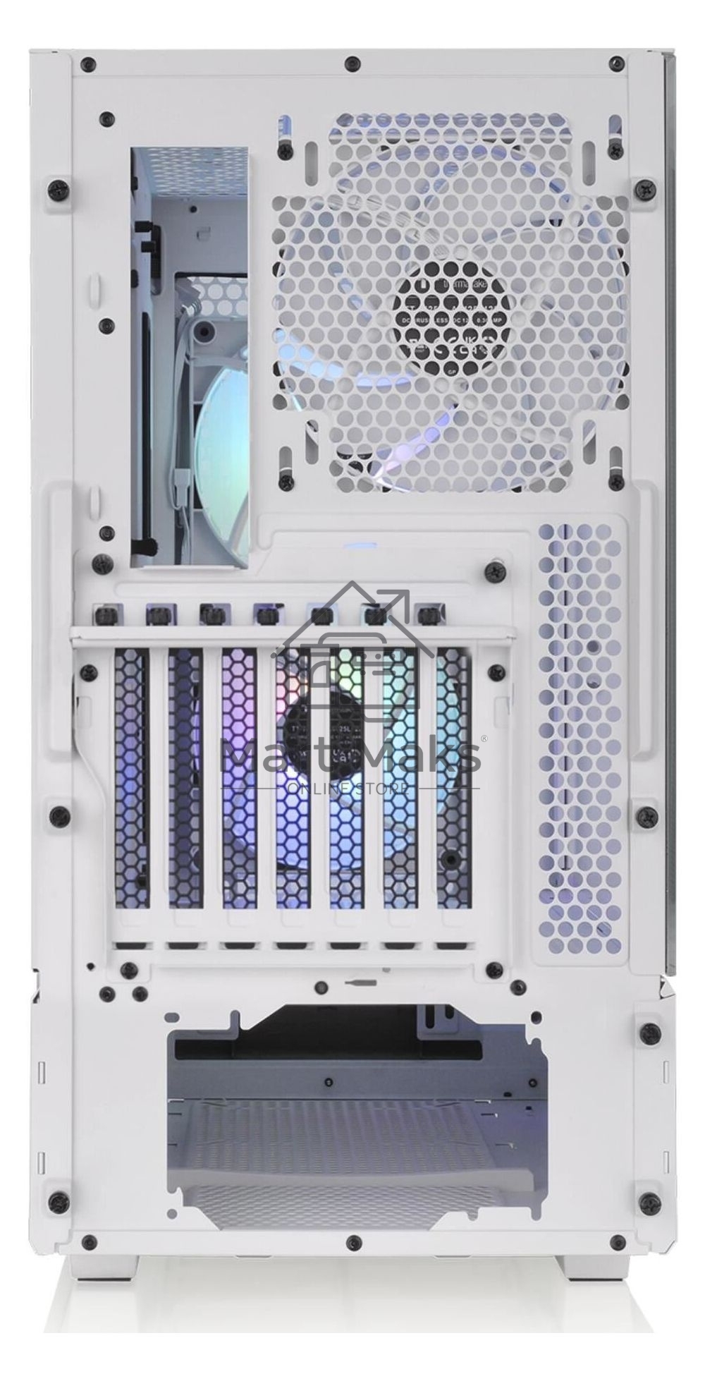 Компьютерный корпус Thermaltake Ceres 300 TG ARGB белый без БП ATX 3x140mm 2xUSB3.0 1xUSB3.1 audio bott PSU