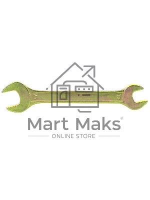 Ключ рожковый, 13 х 17 мм, желтый цинк Сибртех