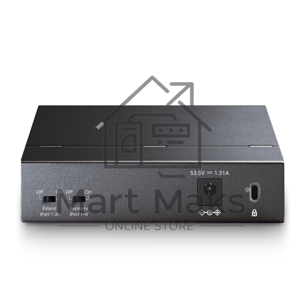 Коммутатор TP-Link SMBTL-SG1005P 5-портовый гигабитный настольный коммутатор с 4 портами PoE SMB 56W
