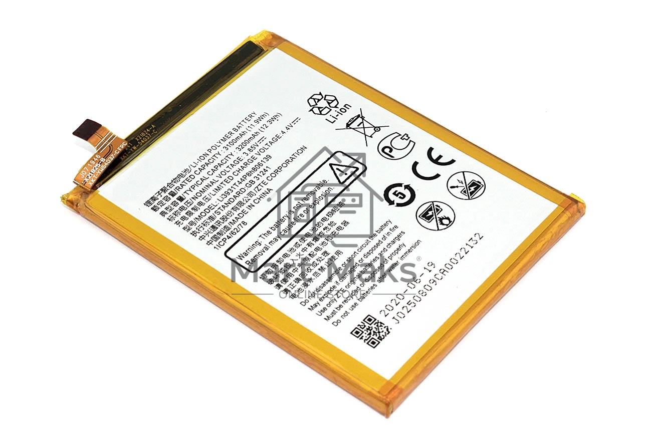 Аккумуляторная батарея Li3931T44P8h806139 для ZTE Blade V9 V10 3.85V 3100mAh