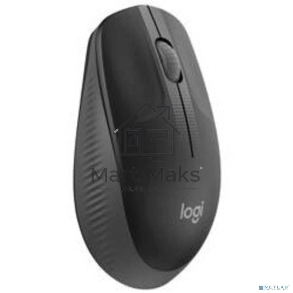 Мышь беспроводная Logitech M190 черный, 1000 dpi, радиоканал, USB, кнопки - 3