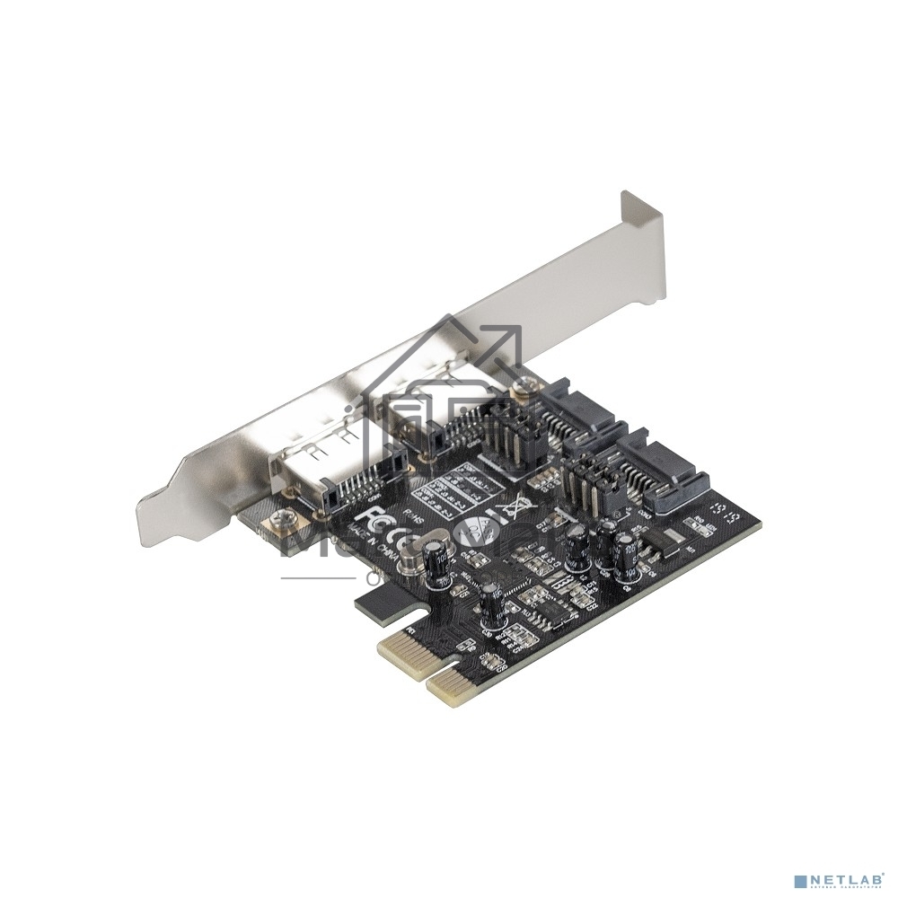 Контроллер ExeGate EXE-501 PCI-E 2.0, SATA3 6Gb/s, 2 int+2 ext (OEM)