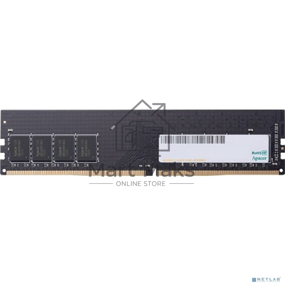 Оперативная память Apacer, DDR4, 16GB (1x16GB), 2666MHz, CL19, DIMM