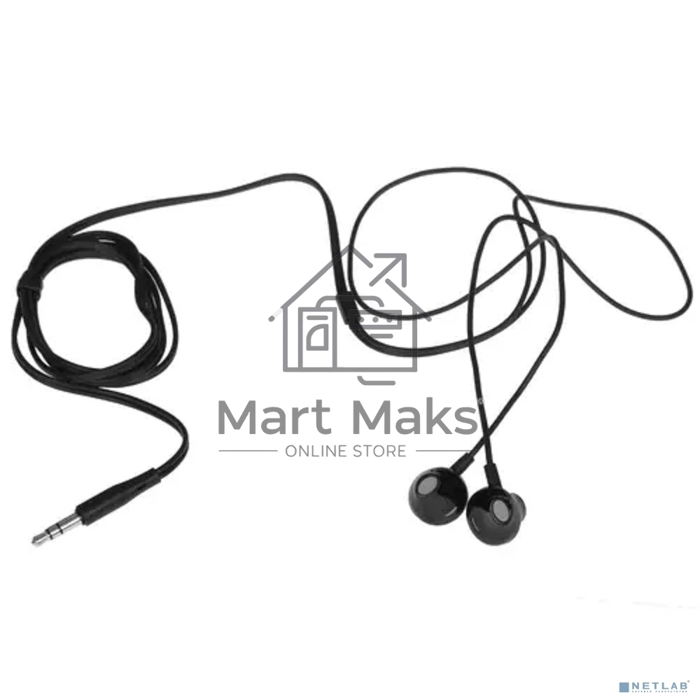 Наушники вкладыши Philips TAUE100BK/00 1.2м черный проводные в ушной раковине
