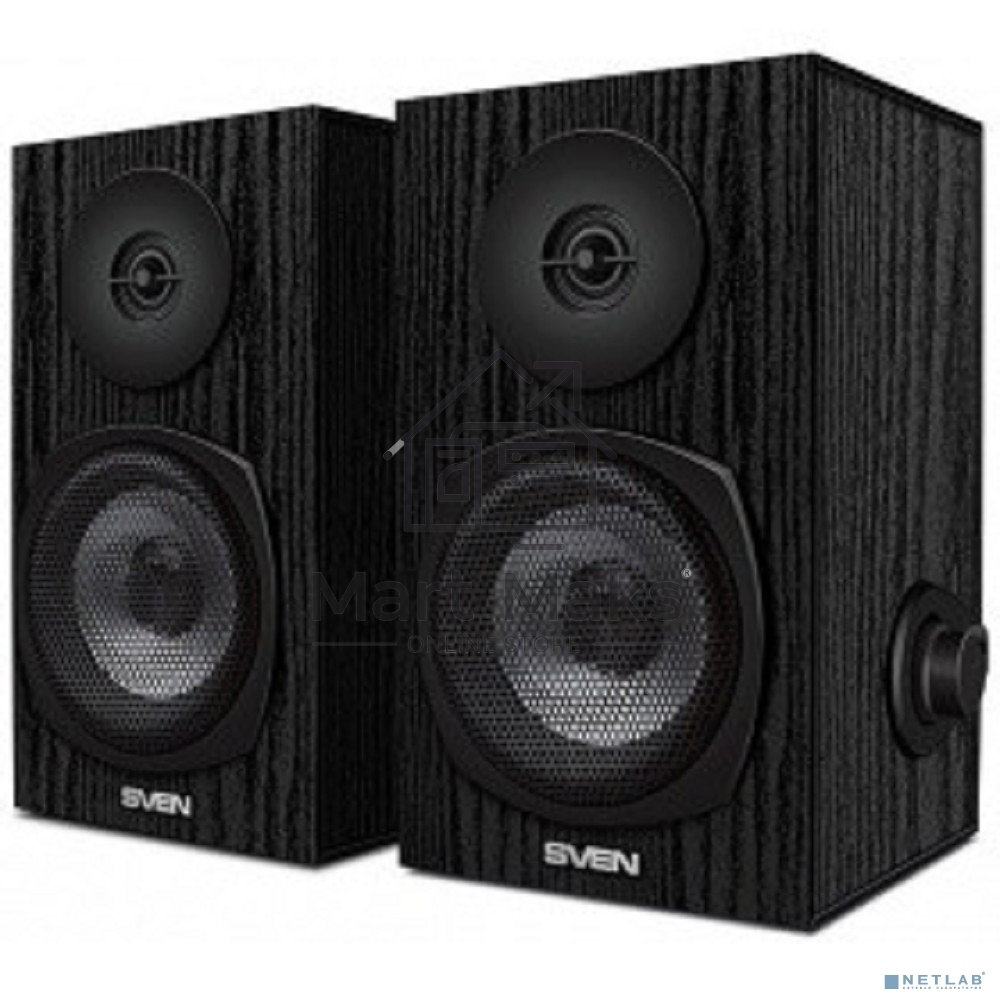 Колонки Sven SPS-575 2.0 черный 6Вт