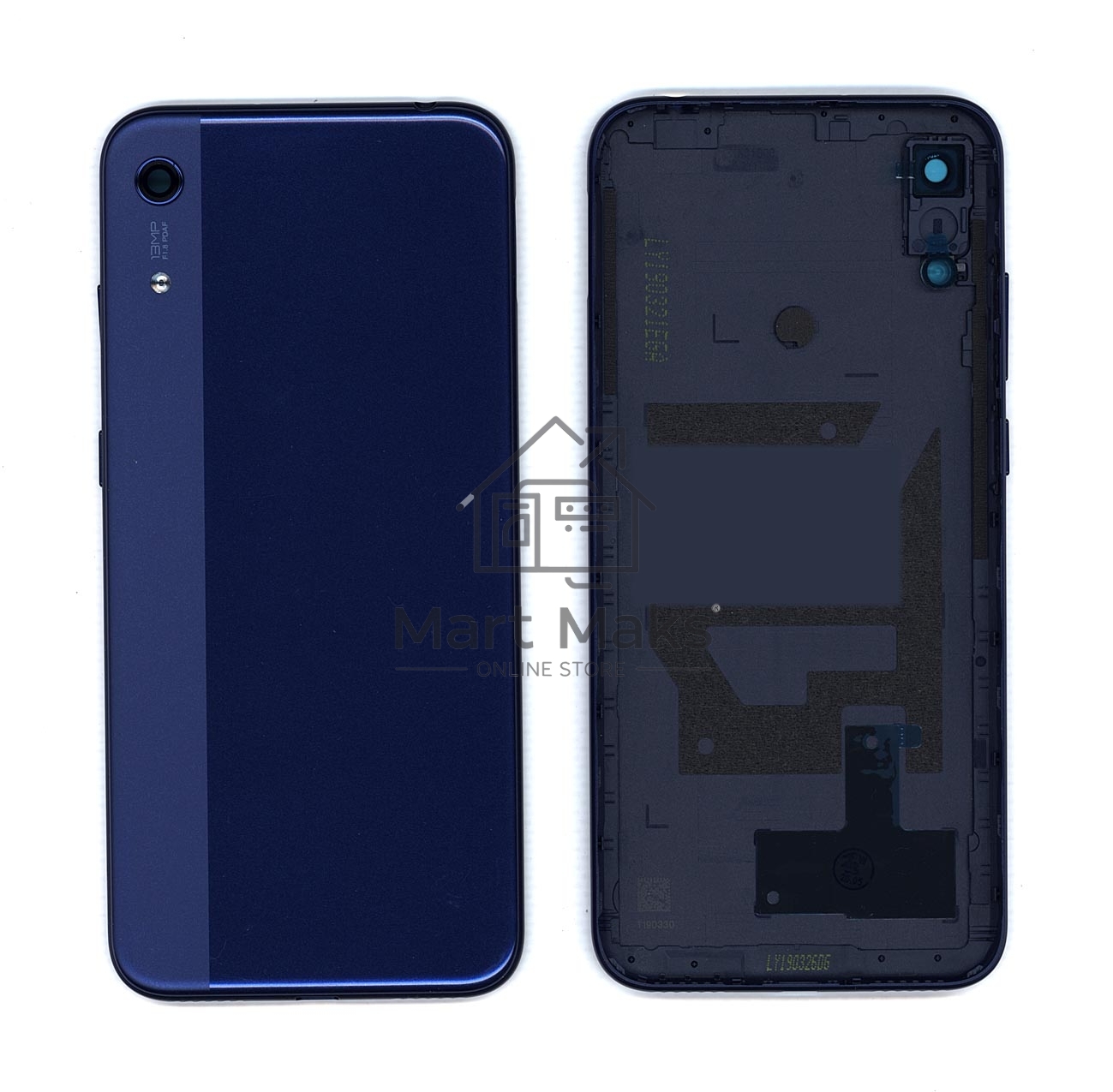 Задняя крышка для Huawei Honor 8A  синяя