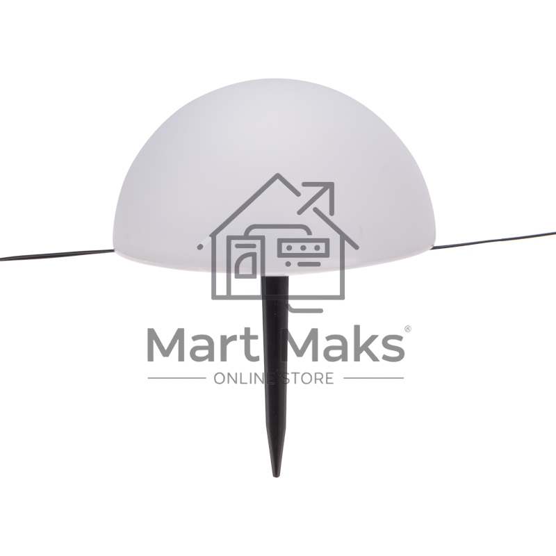 Светильник грунтовый Полусфера, 3000К, встроенный аккумулятор, солнечная панель Rexant