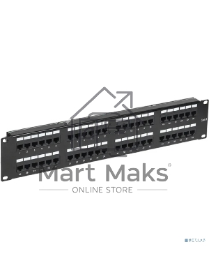 Панель коммутационная с кабельными органайзерами 19