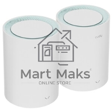 Бесшовный Mesh роутер Cudy M1300 (M1300 2-PACK) AC1200 10/100/1000BASE-TX/Wi-Fi белый (упак.:2шт)