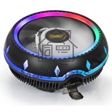 Кулер для процессора ExeGate Dark Magic EE126M-PWM.RGb черный, 120 мм, алюминий, 2000 об/мин, 24 дБ, 4 pin, 100 Вт, 65 мм