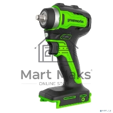 Гайковерт Greenworks G24IW200 аккум. патрон:квад.3/8