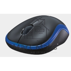 Мышь беспроводная Logitech M185 синий, 1000 dpi, радиоканал, USB, кнопки - 3