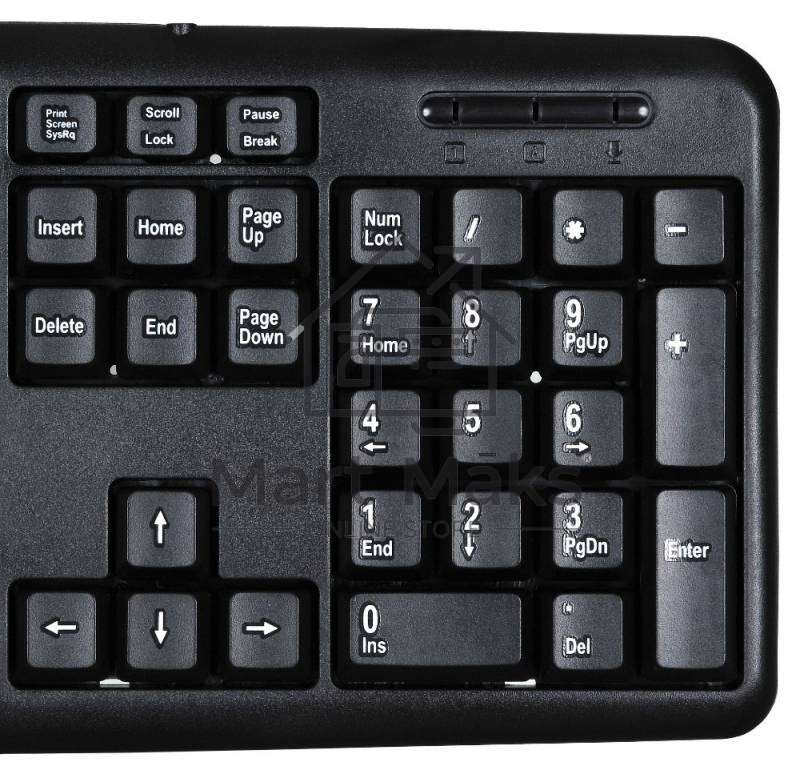 Клавиатура Oklick 180M черный USB